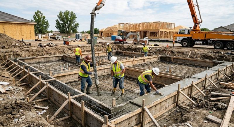 Basement Concrete Installation in Fort Worth, TX
