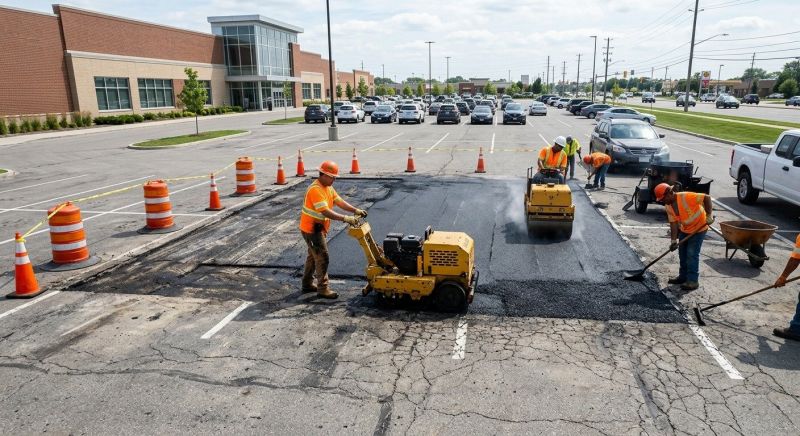 Church Parking Lot Repair in Conway, AR