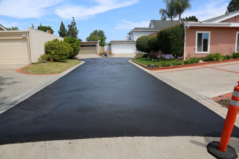 Blacktop Driveway Installation detail