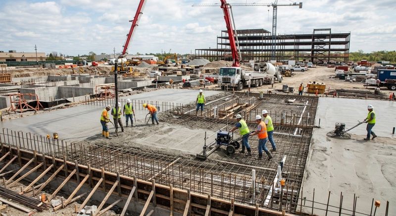 Commercial Slab Construction in Spartanburg, SC